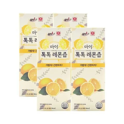 올타 도투락 마이 톡톡 레몬즙 15ml x 15포 x 4박스