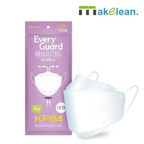 메이클린 KF94 미세먼지 방역 황사마스크 100매/성인