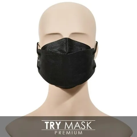 [마이모노샵] 김서림방지도움 kf94 블랙 검정 대형 빅사이즈 마스크