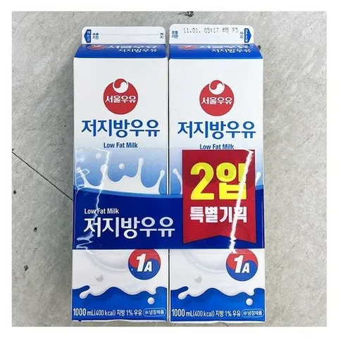 서울우유 저지방우유 1L x 2 x 2개 코스트코