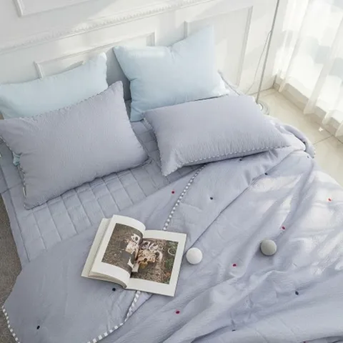 [마이모노샵] 가정 캔디팝 스노우리플 여름 이불패드세트 Q 1인가구