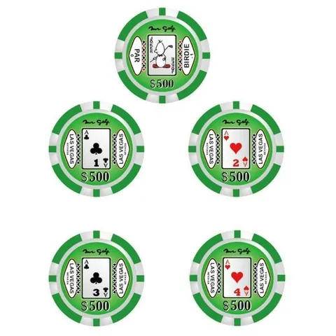 [마이모노샵] 남녀공용 필드 라운딩 골프장 카지노칩 볼마커