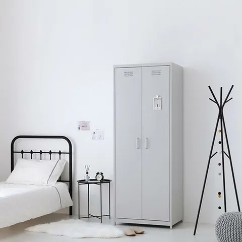 [마이모노샵] 튼튼한 철제 디자인 개인 옷장 수납장 신혼집꾸미기