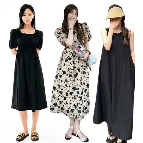 휴양지 바캉스 휴가룩 여름 롱원피스 (4종 택1)