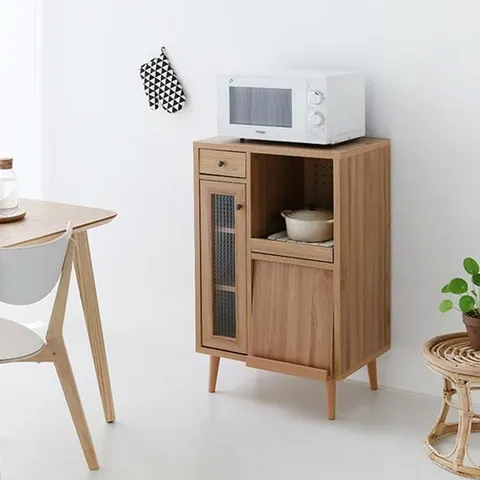 [마이모노샵] 자취생용 미니밥통 캡슐커피 홈카페 진열장 그릇장