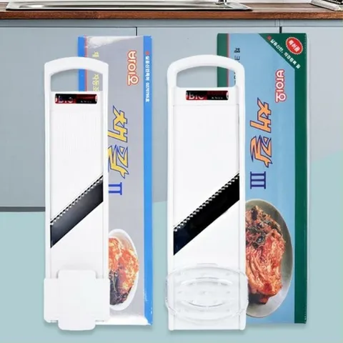[마이모노샵] 안전홀더 3단계 굵기조절 채칼판 야채 슬라이스 슬라이서