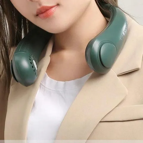 [마이모노샵] 가벼운 경량 시원한 핸즈프리 넥밴드 목걸이형 휴대 선풍기