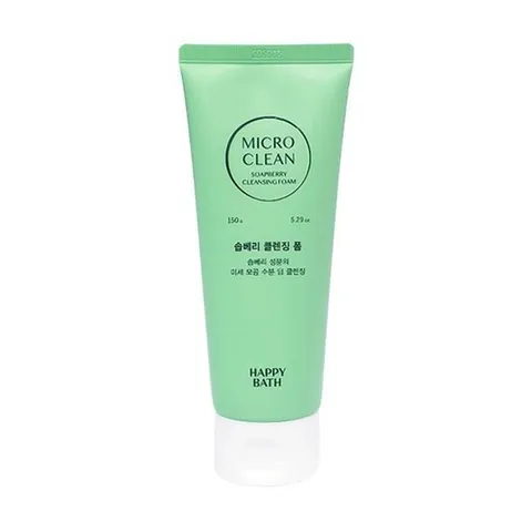 해피바스 마이크로 클린 솝베리 클렌징폼 150g