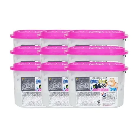 옥시 물먹는하마 숯 옷장용 280g 3입 x3