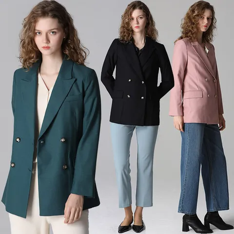 [홈쇼핑방송/르오트(LeOT)] 울 블렌딩 자클린 더블자켓