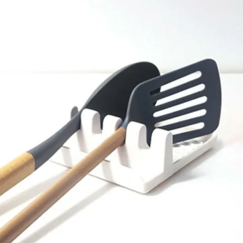 손쉽고 깨끗한 화이트키친툴거치대 조리기구거치대