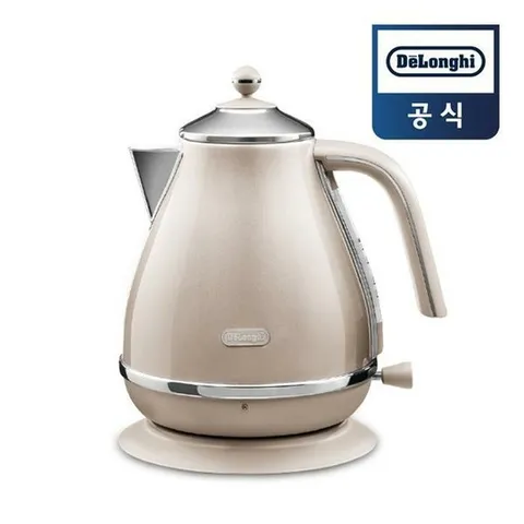 드롱기 아이코나 커피포트 메탈 베이지 신혼집 집들이 선물 KBOT2001 /AWS