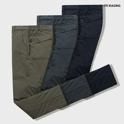 겨울 남성 패딩바지 방한 솜바지 기모 빅사이즈바지