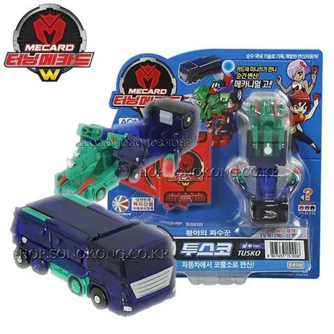 터닝메카드W 메카니멀 자동차장난감 변신로봇 투스코 블루