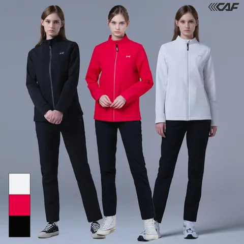 [르까프] 여성 24FW 스포츠 우븐 기모 트레이닝 세트