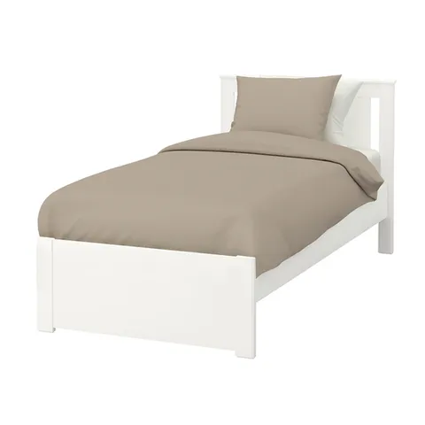 이케아 SONGESAND 송에산드 싱글침대 90x200cm 프레임+갈빗살세트/매트미포함