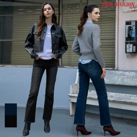 [트루릴리전] 여성 24 미드라이즈 부츠컷 데님 2종세트