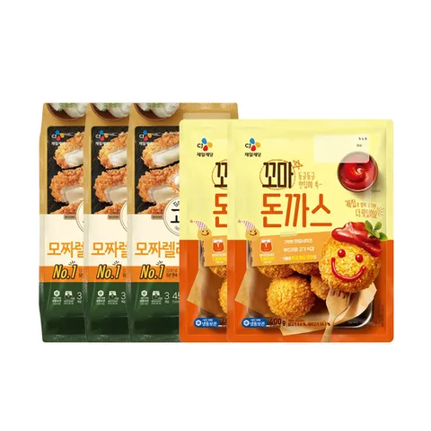 [CJ]고메 모짜렐라돈카츠 450g x3개 + 꼬마돈카츠 400g x2개