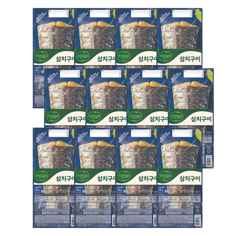 [CJ] 비비고 노릇하게구운 생선구이 삼치 x 12개(냉동)