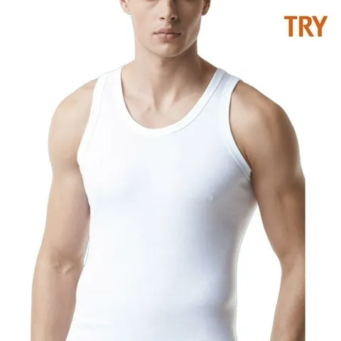 [트라이] 남성런닝 남자 메리야스 1매 90-115