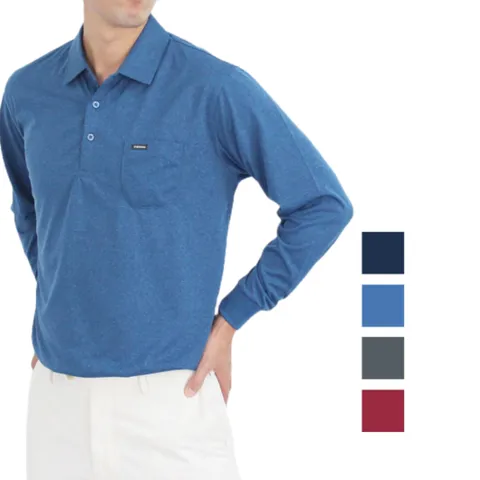 베이직 PK카라 긴팔 티셔츠