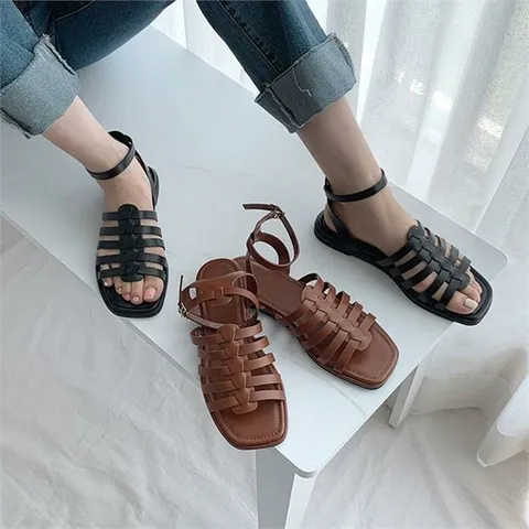 [오노마] ONM 스트랩샌들 글래디에이터 여름 데일리슈즈 스퀘어코