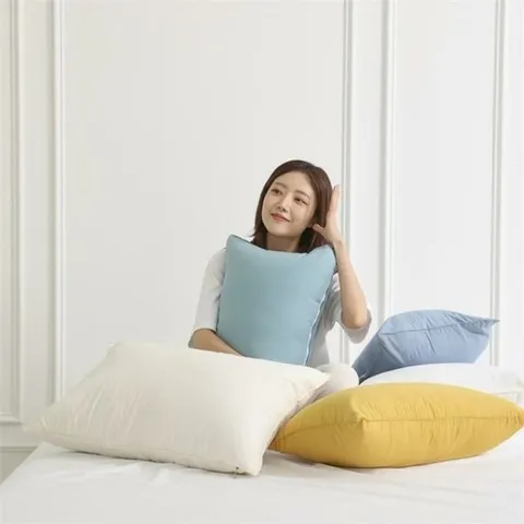 [마물샵] 고밀도 순면 60수 무지 베개커버 베개 덮개