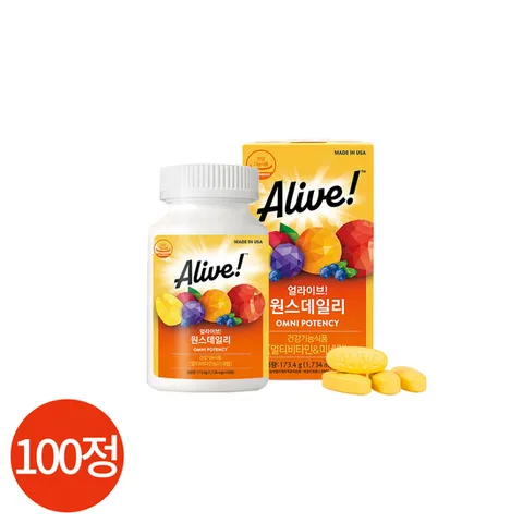 얼라이브 원스데일리 멀티비타민 1,734mg x 100정