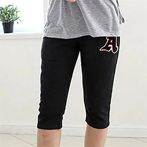 [오노마] ONM 여성 데일리 편한 7부 팬츠 트레이닝 밴딩 반바지