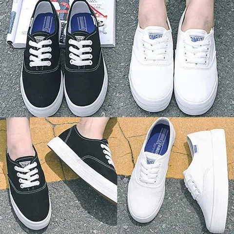 [오노마] ONM 여성 키높이캔버스화 3.0cm 패브릭소재 여성스니커즈