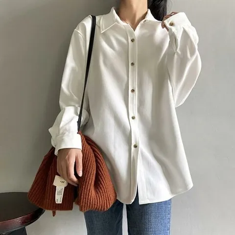 [오노마] ONM 4컬러 여성코듀로이셔츠 긴팔난방