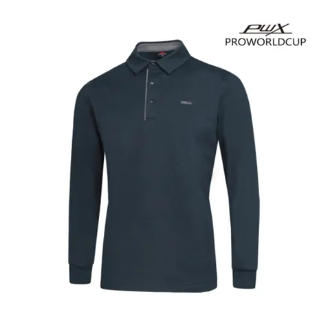 PWXQ324-3352-1NV 남성 마이크로플리스 카라티셔츠