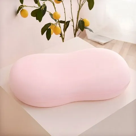 슬립모어 메모리폼 땅콩 베개 (핑크) 편한 베개
