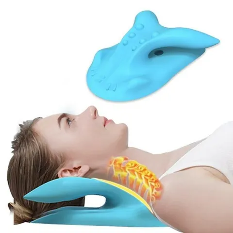 지압 목베개 셀프 스트레칭 어깨 경추 마사지 베개