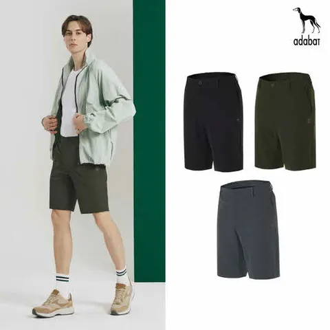 [아다바트] 폴리스판 포켓 반바지 남성 3종세트