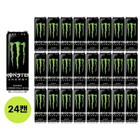 [해태음료] 몬스터 그린 355ml 24캔