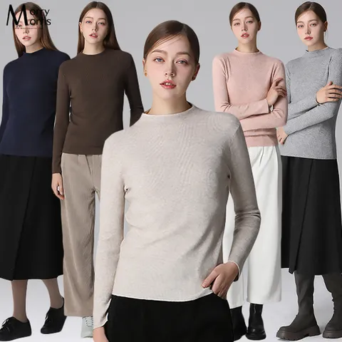 [모리모리스(Morry Morris)] 보들 반폴라 니트