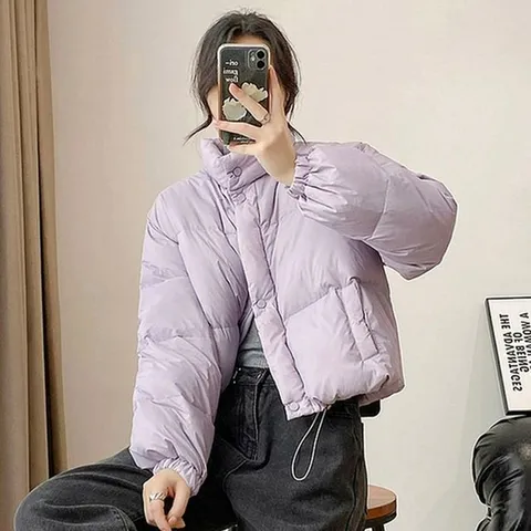 [오노마] ONM 루즈핏 데일리 크롭 숏 패딩외출자켓 깔끔한