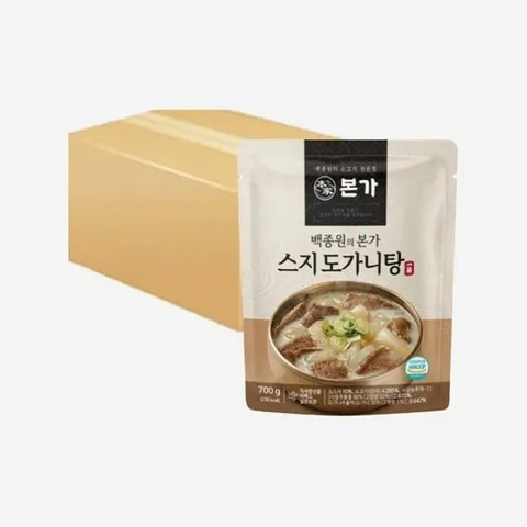 백종원의 본가 스지 도가니탕 700g 10개