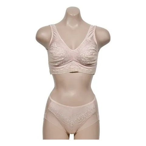 [오노마] ONM 엄마 중년 60대 노와이어 풀컵 브라세트 브라팬티