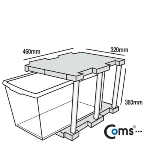 [라일리] Rly 다기능 조립 진열 케이스(국산제품)(본체진열2 1박