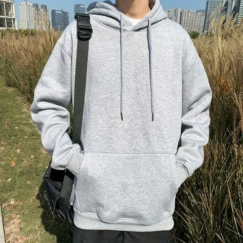 [더블디] 남여공용 기모후드티 무지티셔츠 트레이닝 IS-TS02