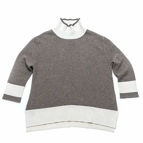 [카슈에르가] 내몽골산 고중량 캐시미어 100% 하이넥 스웨터