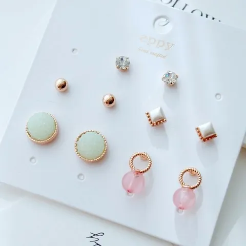 [리본크림][10종세트] 샤베트 10종세트 귀걸이