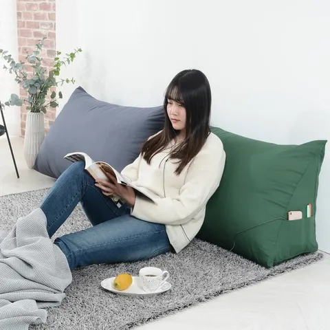 마카롱 다용도 삼각쿠션 삼각등쿠션 삼각베개대형 (HJJ-W5CC9E7)