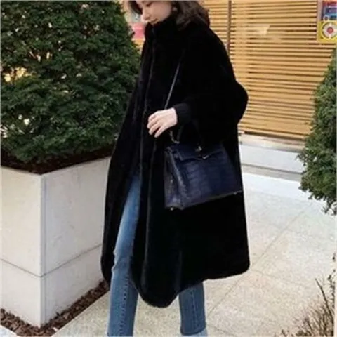 [오노마] ONM 쿨샵 여성 롱코트 밍크 롱코트 루즈핏 밍크퍼 2색