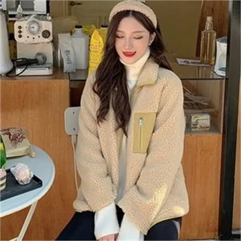 [오노마] ONM 여자 뽀글이 양면집업 점퍼 투웨이점퍼 3컬러