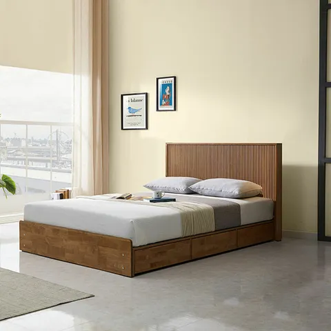 보루네오 템바 원목수납침대 킹사이즈 K (독립스프링) DB4052