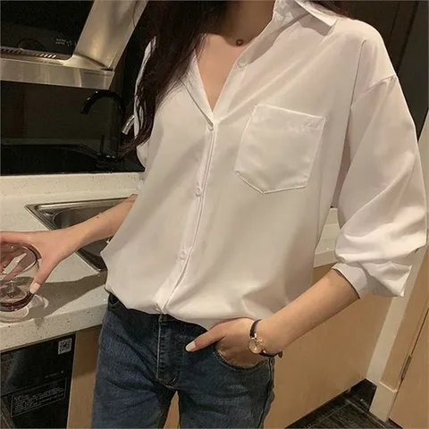 8431490-[오노마] ONM 베이직 패션 여성 의류 무지 셔츠옷 블라우스 코디