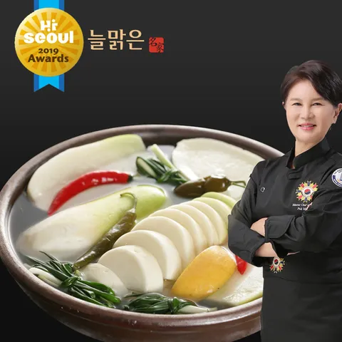 박미란 명장의 국내산100% 프리미엄 늘맑은 동치미3kg